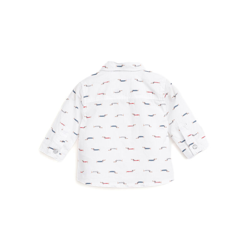 Boys Animal Printed Long Sleeve Shirt image number 1